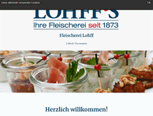 Tablet Screenshot of lohff.de